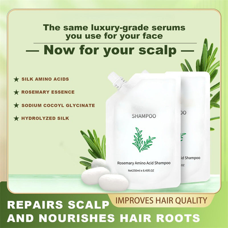 Rosemary Amino Acid Shampoo Moisturizes and Softens