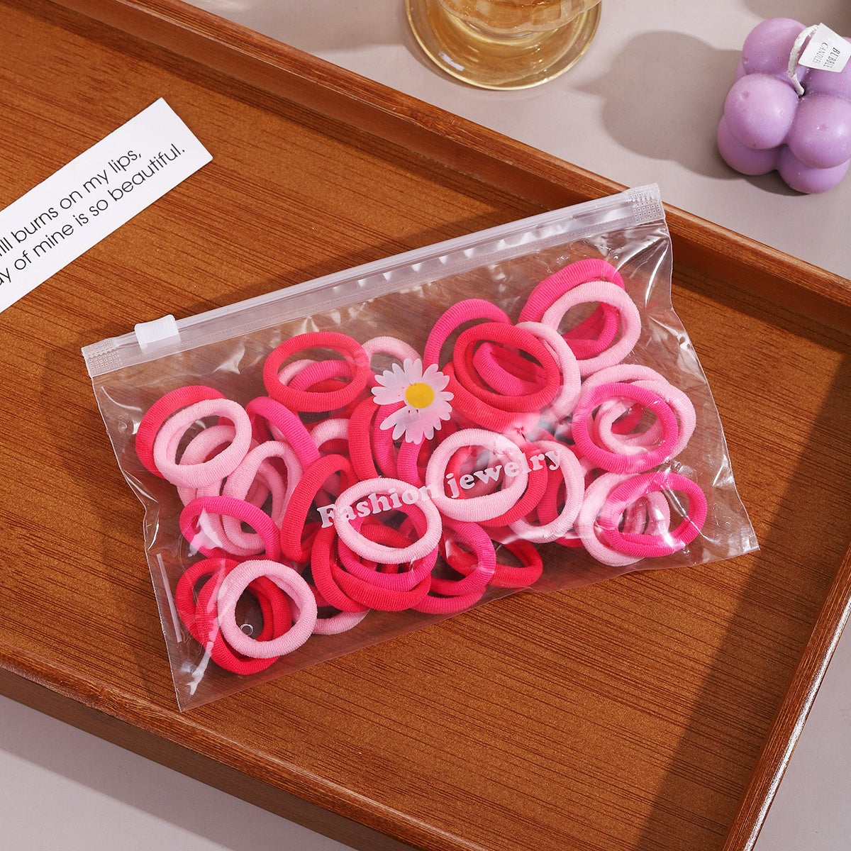 3cm children's hair loop colorful towel loop 
