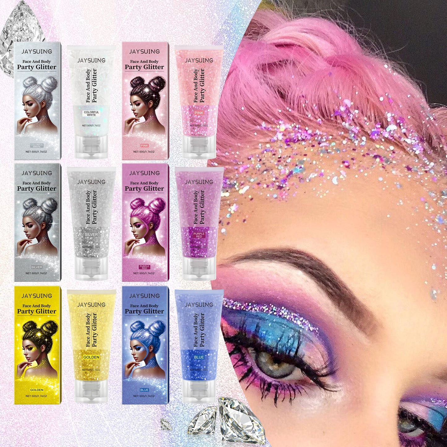 Jaysuing Glitter Glitter GelJaysuing Glitter G