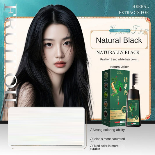 Hair dye Comb color Hair dye Plant hair dye Cover