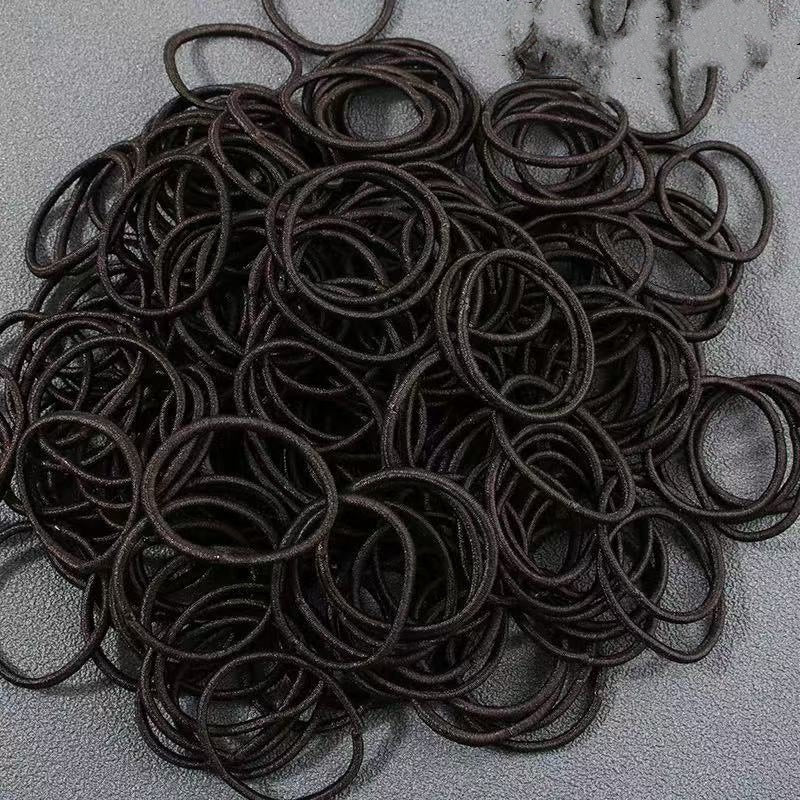 100 rubber bands canned headband macaron rubber