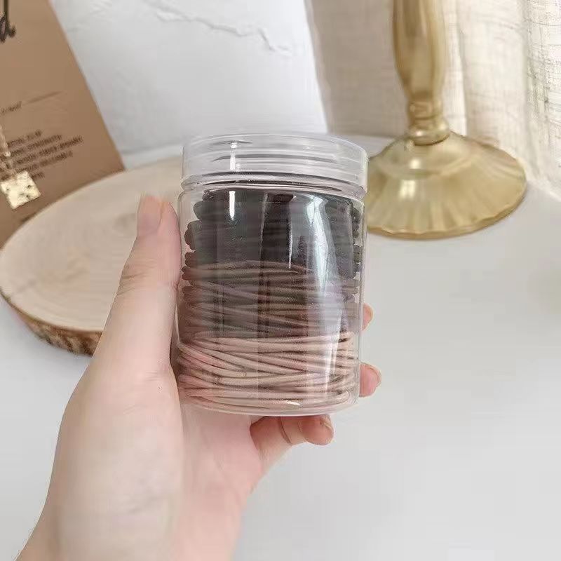 100 rubber bands canned headband macaron rubber