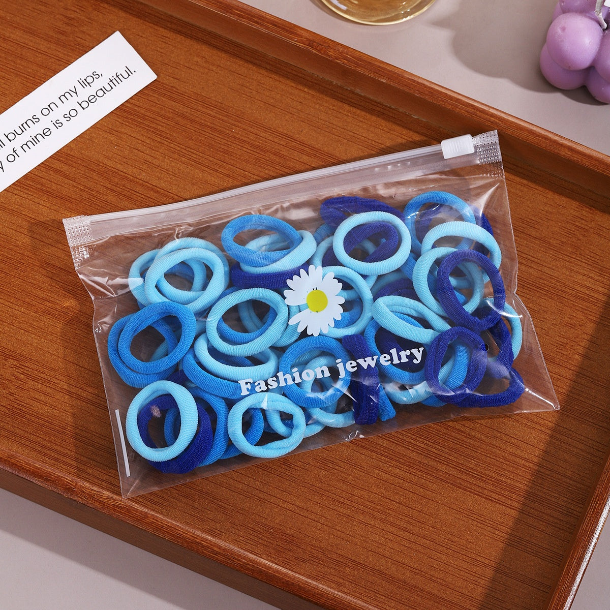 3cm children's hair loop colorful towel loop 