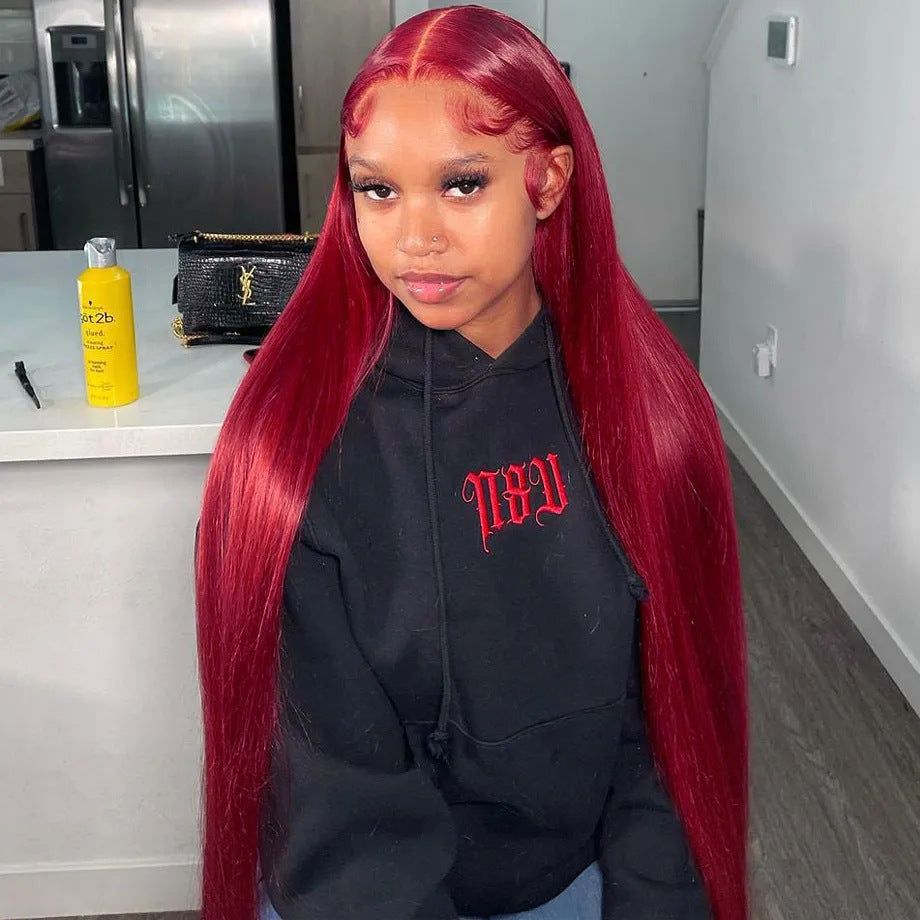 200 density straight human hair wigs