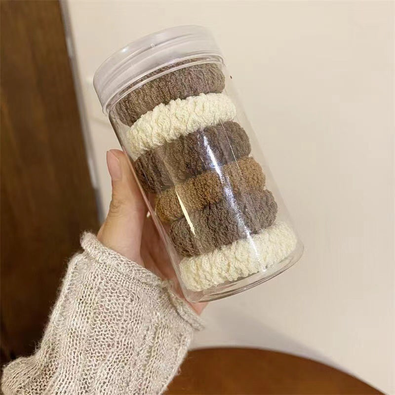 100 rubber bands canned headband macaron rubber