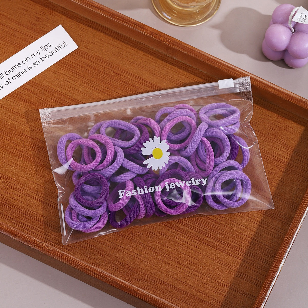 3cm children's hair loop colorful towel loop 