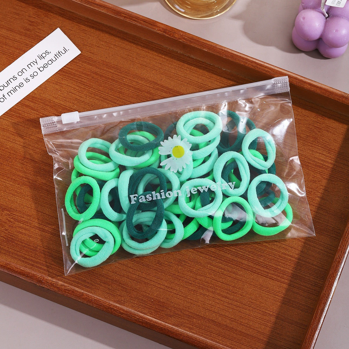 3cm children's hair loop colorful towel loop 
