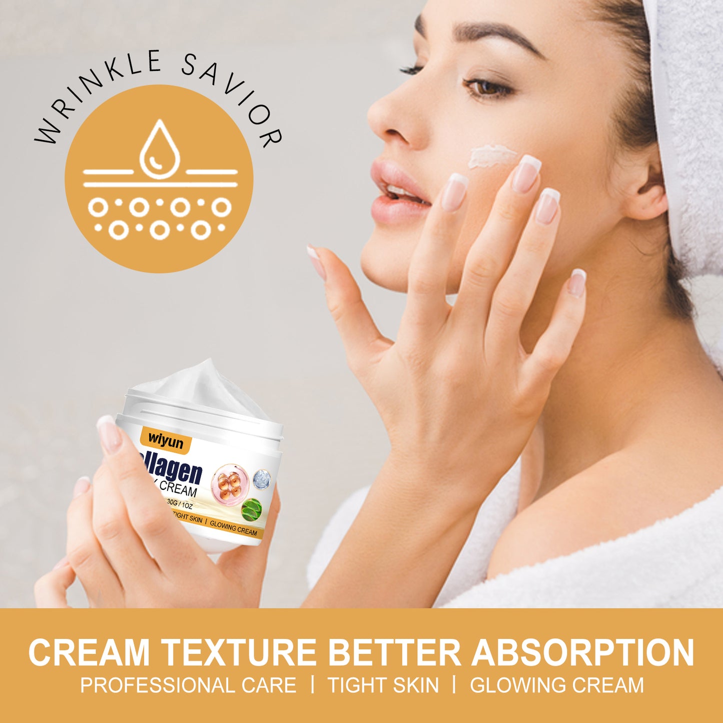 Collagen Moisturizing Cream For Skin Firming, Curing And Moisturizing Care Cream