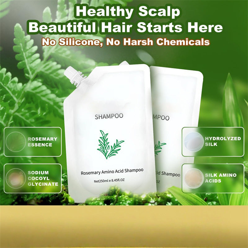 Rosemary Amino Acid Shampoo Moisturizes and Softens
