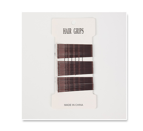  word clip metal hair clip blaOneck gold coffee