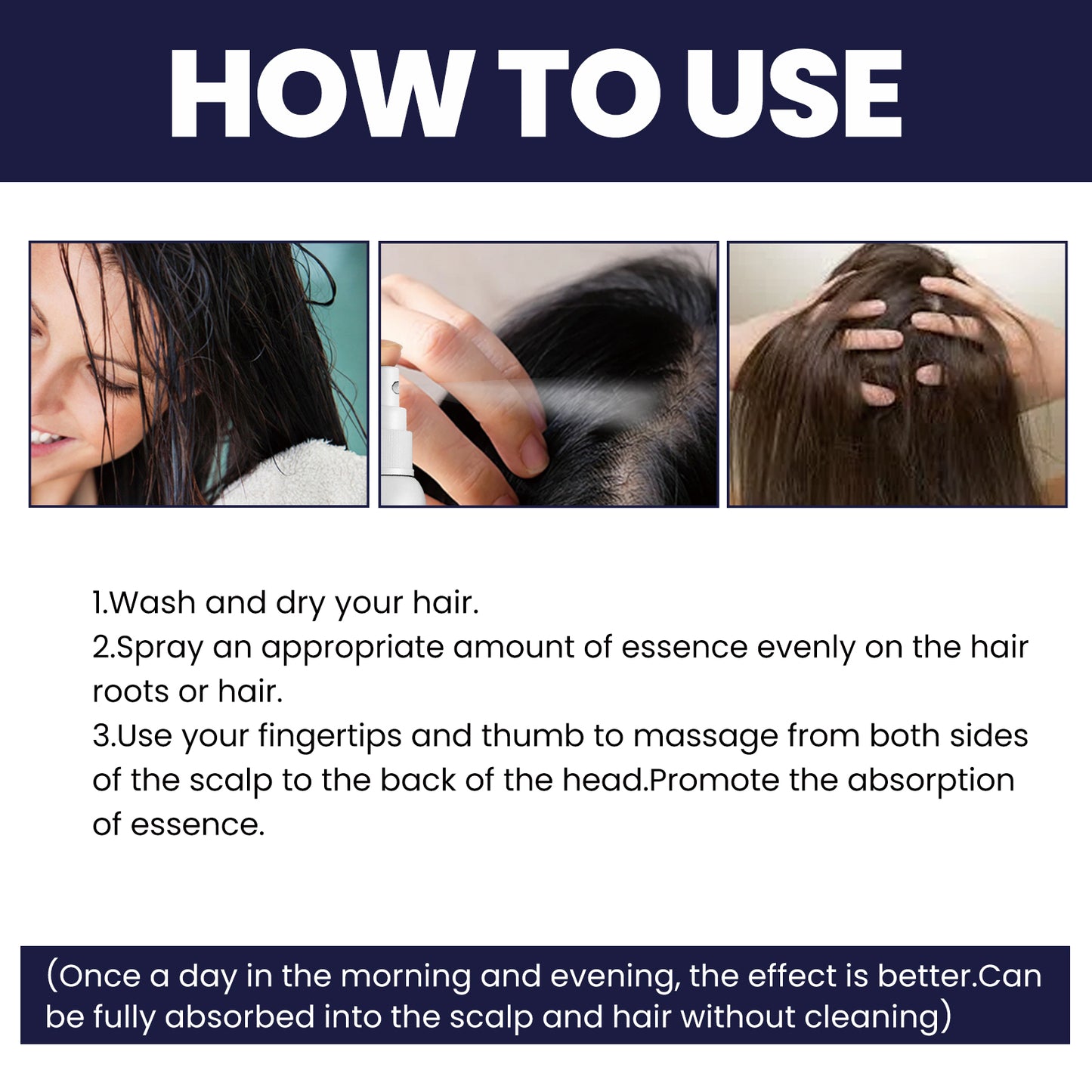 OUHOE Hair Treatment Spray Strengthens Hair, 