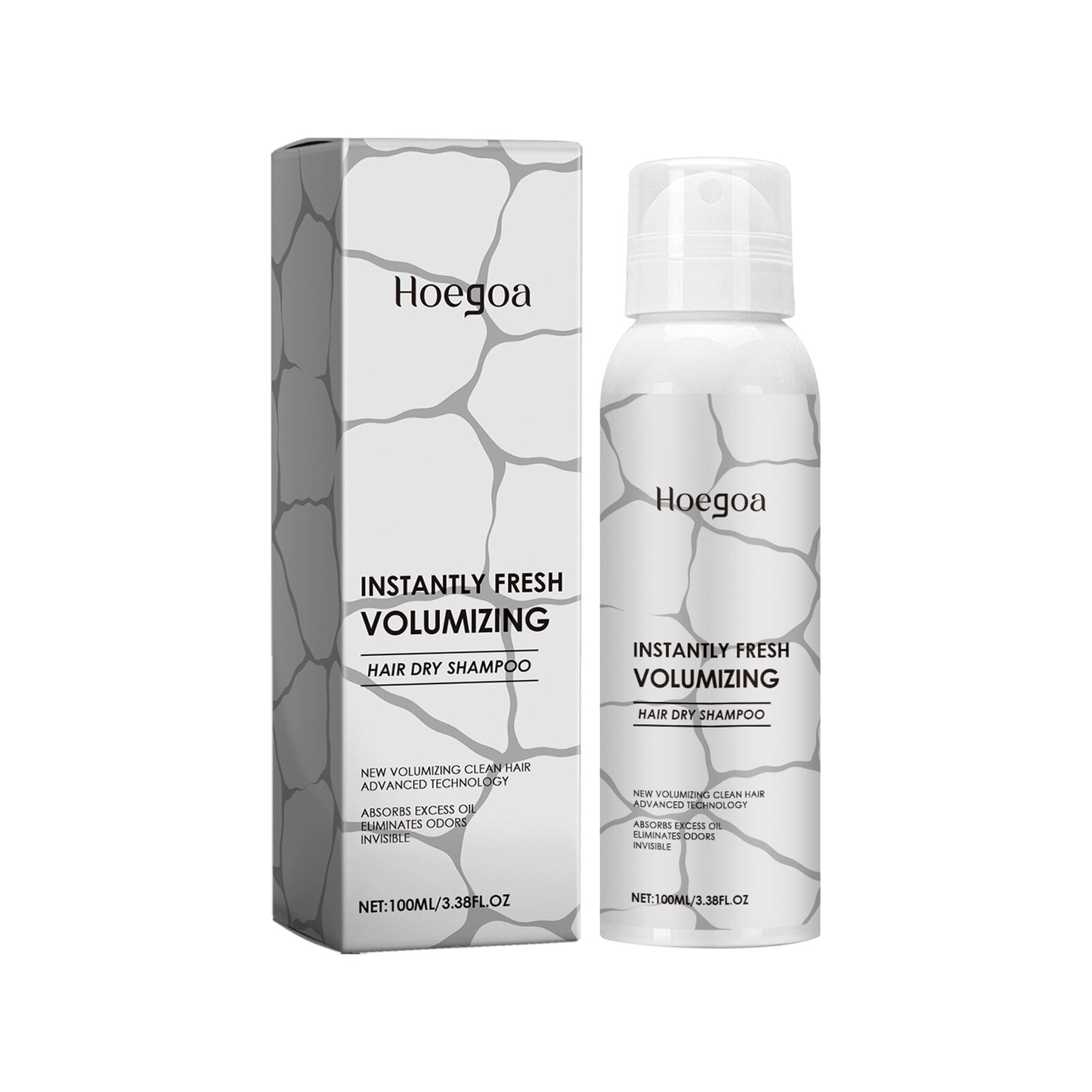 HOEGOA No-Rinse Dry Shampoo Spray for Easy Hair