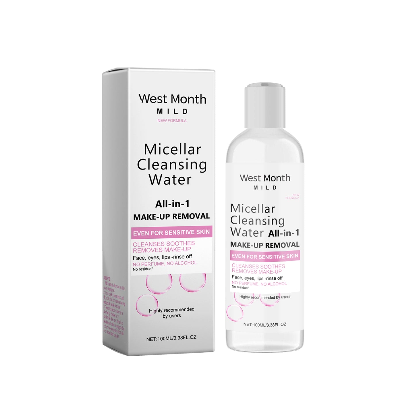 Gentle Makeup Remover for Clean, Soft, 