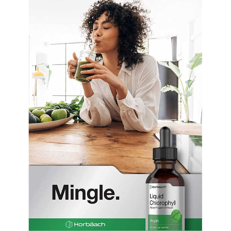 Liquid Chlorophyll Drops for Daily Detox and Refreshment